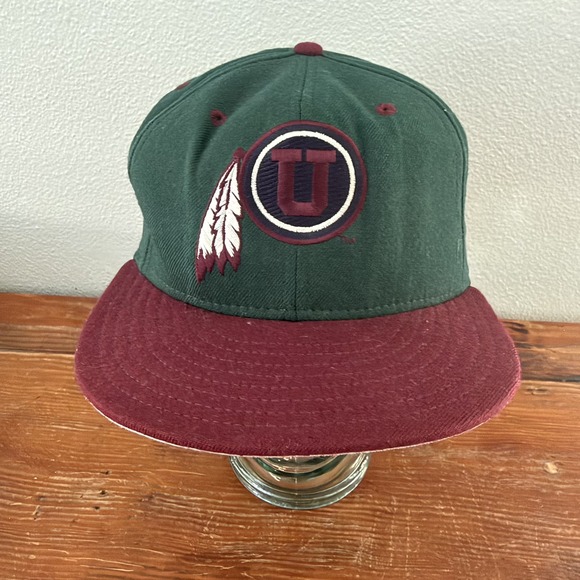New Era Other - Vintage Utah Utes New Era 5950 Pro model 100% Wool Y2k Fitted 7 3/8 made in USA